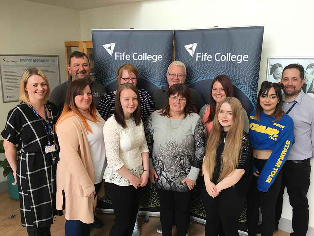 Fife College Administration Students Raise Over £800 for Local Charities