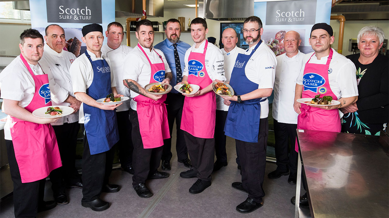 Fife College Hosts Final of Scotch Lamb PGI Surf ‘n’ Turf Chef of the Year competition 