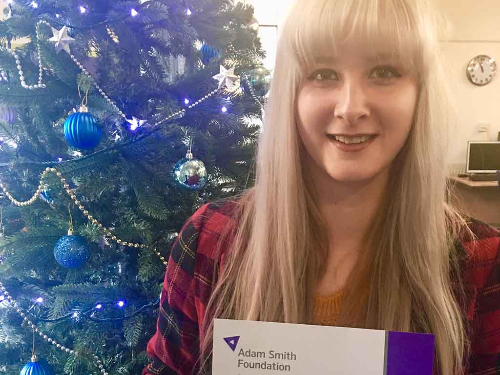 Talented Science Student Awarded Scholarship in Memory of Angela