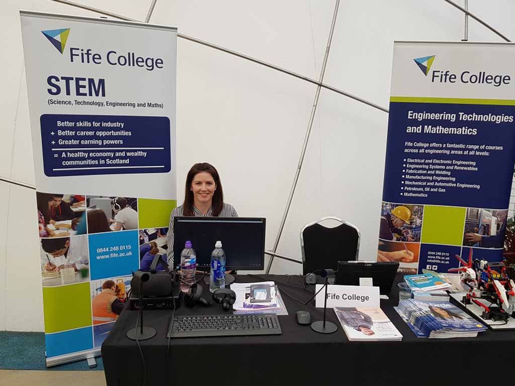Fife College Promotes STEM at Edinburgh’s Dynamic Earth