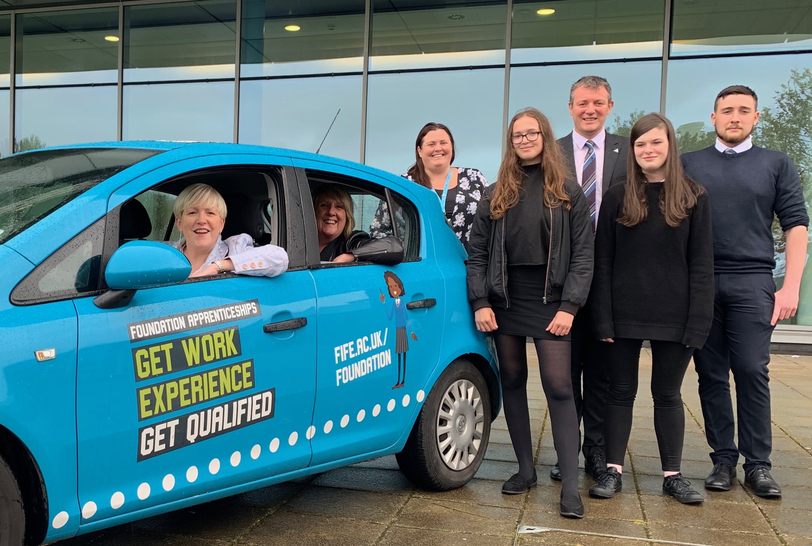 Competition to spot College and Fife Council’s new Foundation Apprenticeship car launched 