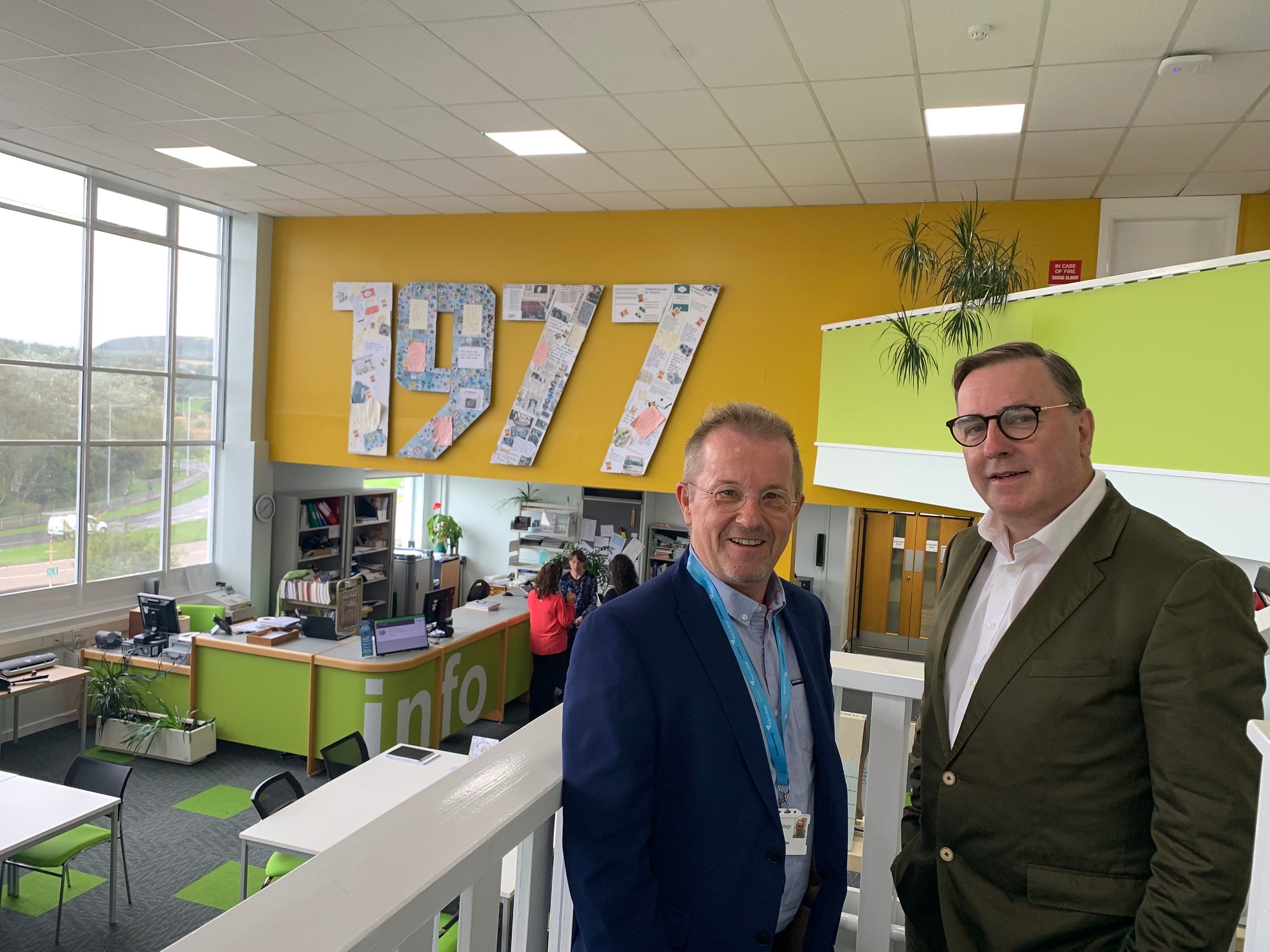 Skids Collage is centre piece of College’s upgraded Dunfermline Campus library 