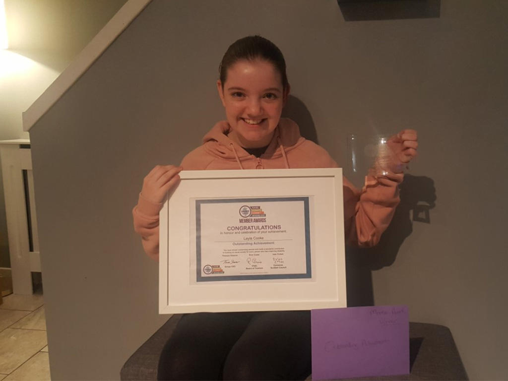 BSL student receives award from leading charity