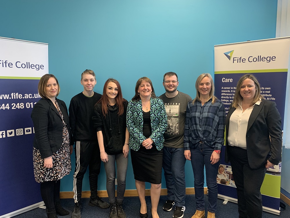 Minister for Children and Young People visits Fife College 