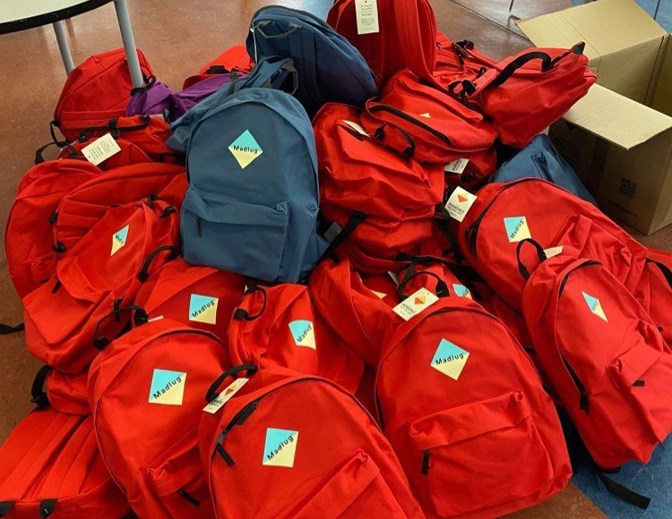 Care experienced students receive bags of support from Fife College
