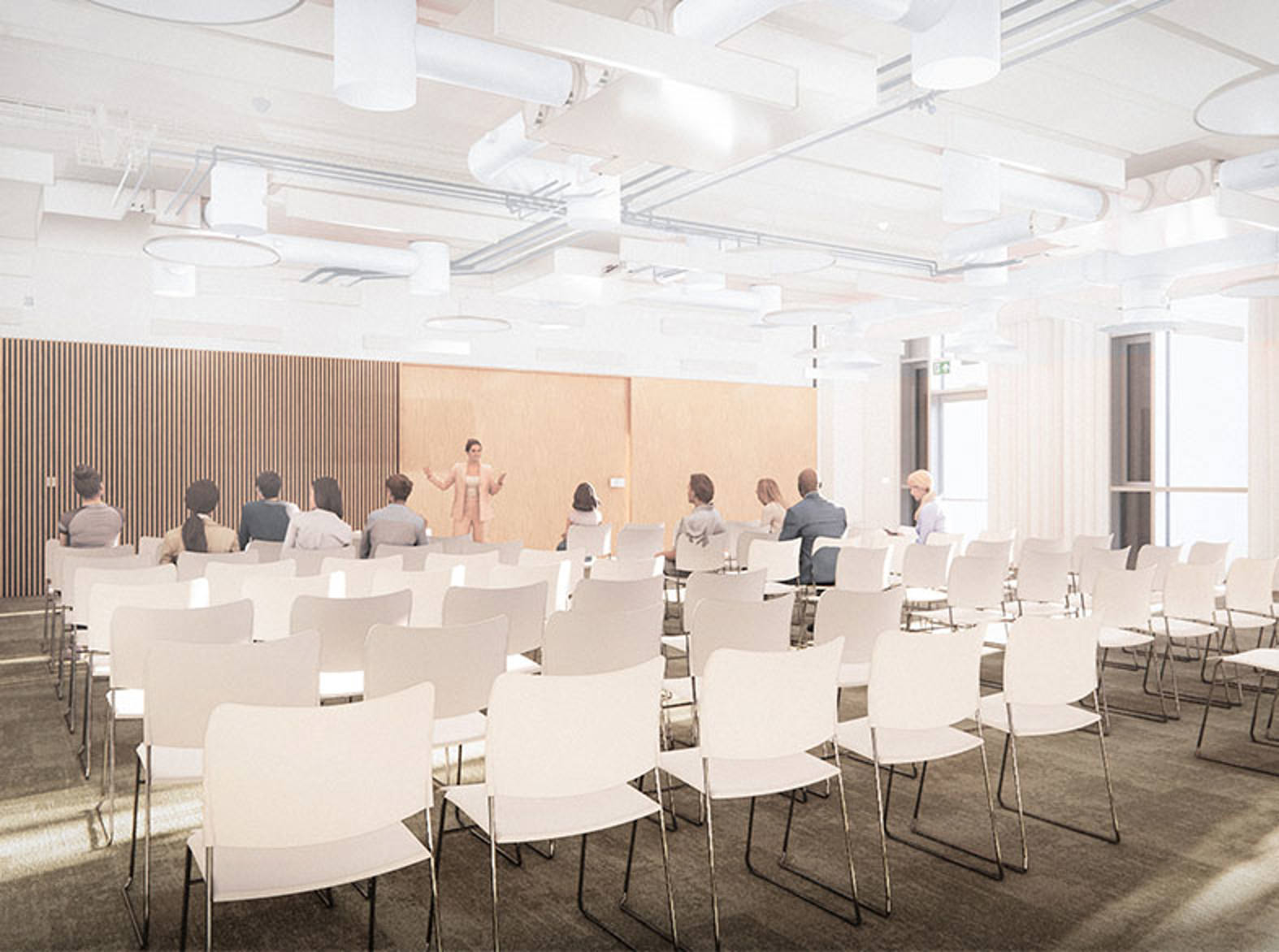 Artist impression of a conference centre 