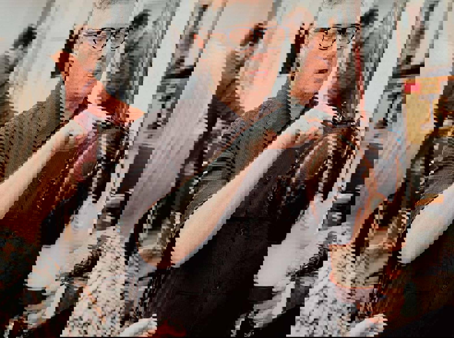 hairdresser cutting hair on dummy